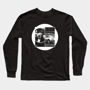 Mazda Miata MX-5 NC Black 'N White 5 (Black Version) Long Sleeve T-Shirt